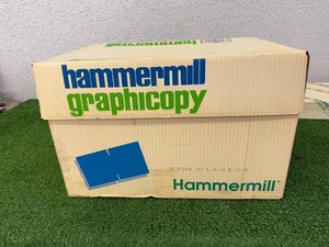 Box of 8 12 x 11 Hammermill Canary Paper