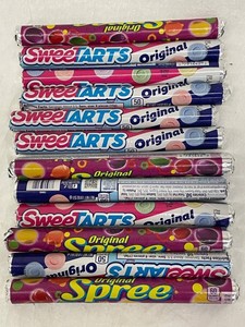 G - SweetTARTS Original & Spree Candy Stick Mixed Lot of 12