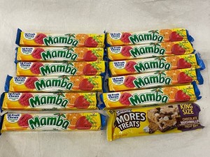 E - Mamba Fruit Chews & Smores Treats Mixed Lot