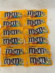 N - M&ms Peanut Chocolate Candies 1.74 Oz (Lot of 12)