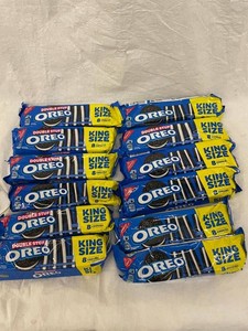 H - Oreo Double Stuf King Size Cookies 4.15 Oz (Lot of 12)