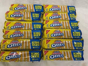 I - Nabisco Golden Double Stuf OREO King Size 8ct (Lot of 12)