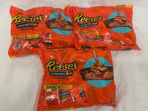 K - Reeses Caramel Cup Snack Size 15ct (Lot of 3)