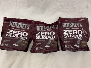 K - Hersheys Zero Sugar Chocolate Candy 5.1oz (Lot of 3)
