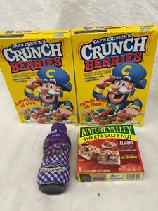 O - Capn Crunch Crunch Berries & Nature Valley Mixed Food Lot