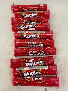 O - Skittles Littles Original Candy Tubes (Lot of 11)