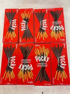 O - Glico Pocky Chocolate Biscuit Sticks 1.41 Oz (Lot of 8)