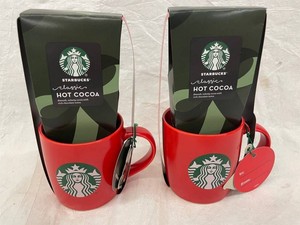 S - Starbucks Classic Hot Cocoa Mug Gift Sets (Lot of 2)