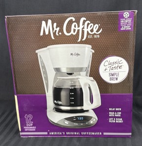 Brand New Mr. Coffee 12 cup programmable coffee maker