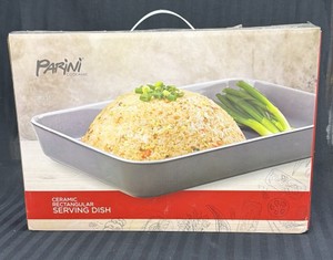 Brand New Parini ceramic rectangular serving dish