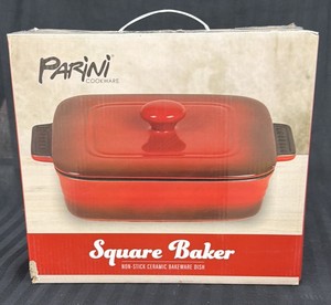 Brand New Parini nonstick ceramic square baker, bakeware dish
