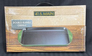 Brand New 41 & Main double burner griddle