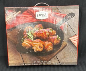 Brand New Paini cookware glazed ceramic 8 inch round skillet ceramic cookware for the grill