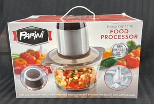 Brand New Parini 8 cup capacity, food processor