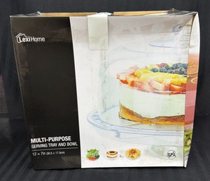 Brand New Lexi Home multipurpose serving tray and Bowl