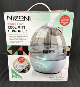 Brand New Nizoni Portable 360 cool mist humidifier