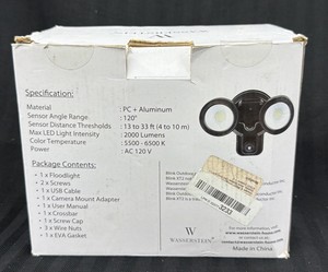 Brand New  Wasserstein Three in one floodlight