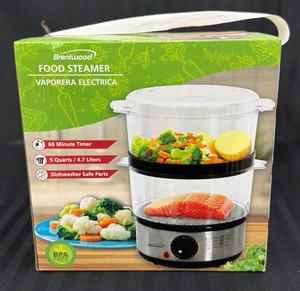 Brand New Brentwood food steamer 5 quart dishwasher safe