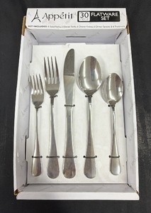 Brand New  Appetit 30 piece flatware set