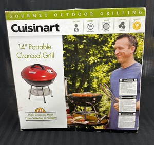 Brand New Cuisineart 14 inch portable charcoal grill