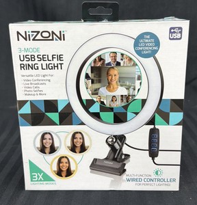 Brand New  Nizoni Three mode USB selfie ring light