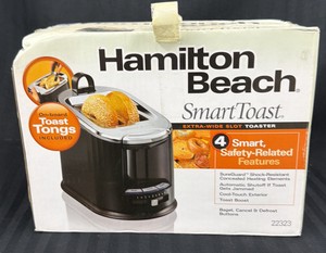Brand New Hamilton Beach smart toaster, extra wide slot, smart safety related features