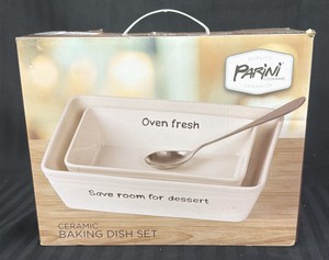 Brand New Parini cookware ceramics, ceramic baking dish set