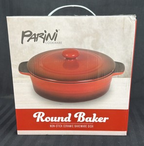 Brand New Parini cookware round, baker, nonstick, ceramic bakeware dish