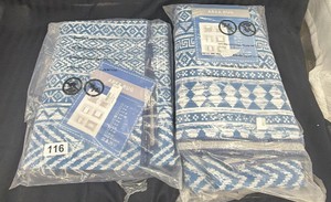 Brand New two-piece area rug set . One is 3 x 5 the other is 4 x 6