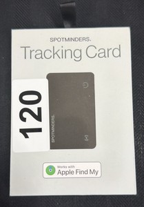 Brand New SpotMinders tracking card works with Apple Find My