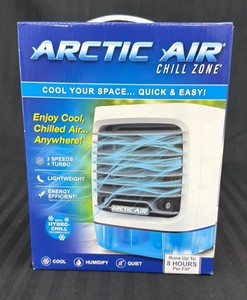 Brand New Arctic air chill zone three speed, portable air cooler condition conditioner