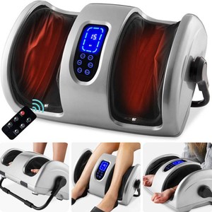Brand New Foot Massager Machine, Therapeutic Reflexology Massager w High-Intensity Rollers - Silver