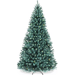 Brand New Pre-Lit Blue Spruce Christmas Tree w Foldable Base, Incandescent Lights