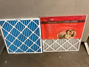 Airflow & DuPont Advanced 8500 20x20x1 HVAC Filters (Lot of 2)