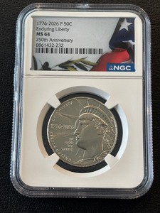 1776-2026-P Enduring Liberty Half Dollar NGC MS64