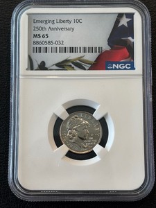 1776-2026-D Emerging Liberty Dime NGC MS65