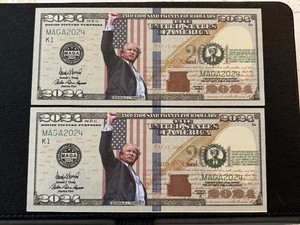 2024 Trump Novelty Notes