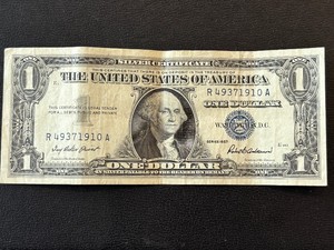 1957 Blue Seal $1 Dollar Silver Certificate