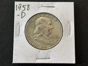 1958-D Franklin Half Dollar