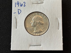 1962-D Washington Silver Quarter