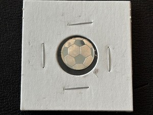1 Gram .999 Fine Silver Round Soccer Ball