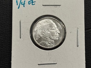 14 Ounce .999 Fine Silver Buffalo Round