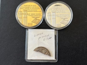 World Trade Center Tower Coins and Piece of Silver