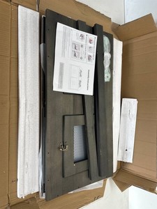 Some kind of reptile cage, with a panoramic acrylic viewing window