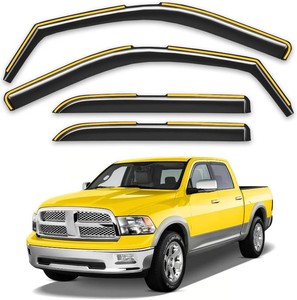 Rain Guards for 2009-2018 Dodge Ram 1500 Crew CabRam 2500&3500 2010-2026