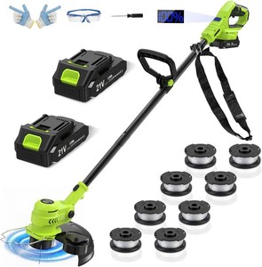 21V Battery Weed Eater & String Trimmer, Lightweight 2-in-1