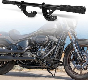 $126 Front Highway Foot Pegs Engine Guard Crash Bar Frame Slider Fit for Harley Softail Street Bob Low Rider Lowrider SLowrider STStandard Heritage Classic FXST FXLR S ST FXBB 2018-2026 Accessories
