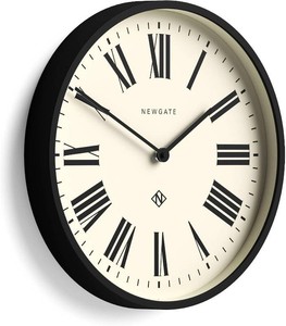 NEWGATE  Italian wall Clock  Modern Round Clock  15  Black