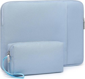 HYZUO 17-17.3 Inch Laptop Case Sleeve Bag Set for 17 Notebook, Pale Blue