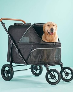 $250 Zoosky Pet Stroller for Large Dogs up to 110lbs, Large Pet Stroller